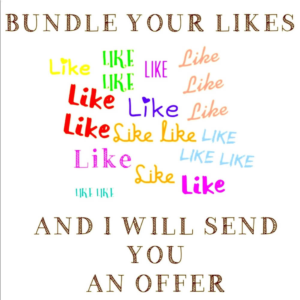 Bundle your items and I will send you a private offer!